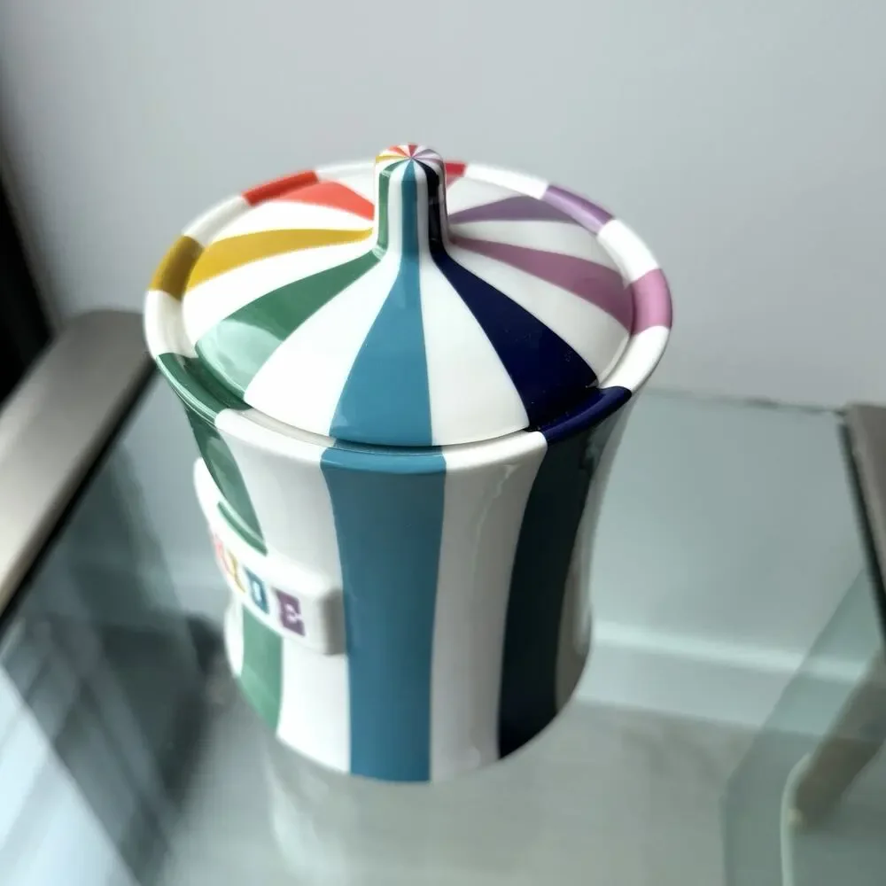 Jonathan Adler Vice Rainbow PRIDE Canister - 6 1/2